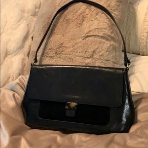 Vintage Ann Taylor handbag with tortoise shell
